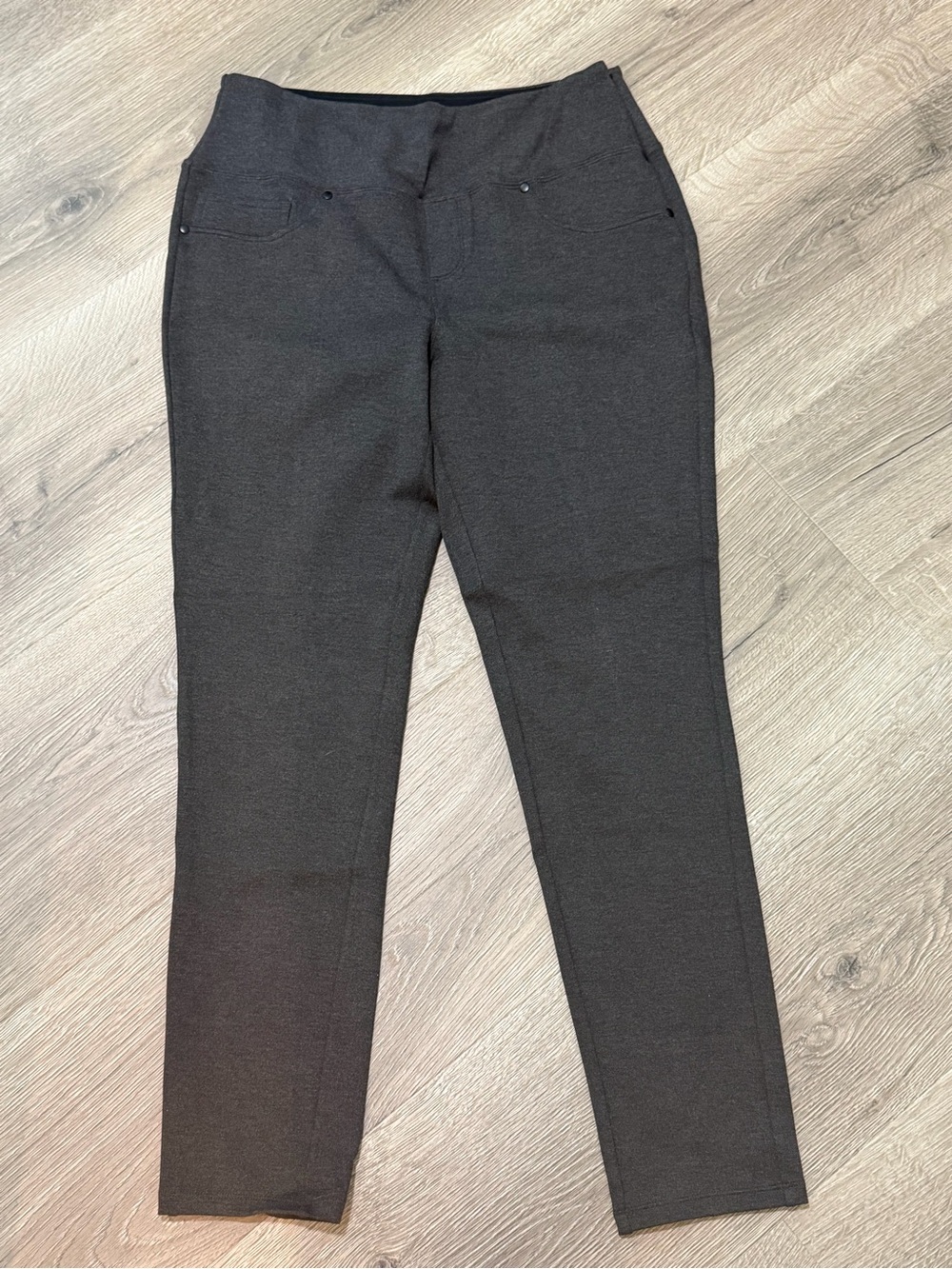 SPANX The Signature Ponte Super Skinny Pants Charcoal Gray Size 14 / 32